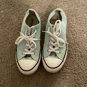 Mint Green/blue Converse Size 9 womens Size 7 mens